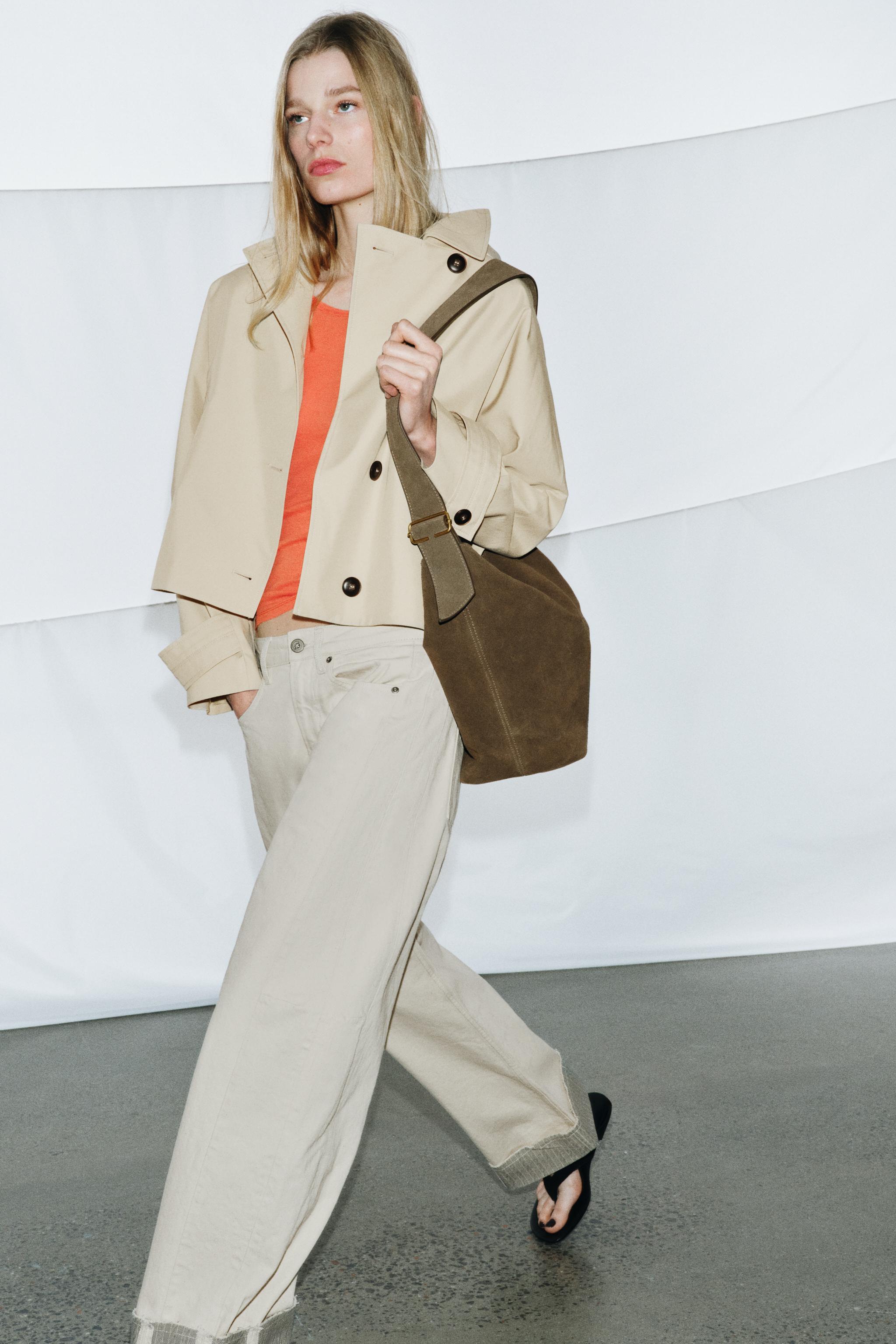 SHORT WATER REPELLENT TRENCH COAT ZW COLLECTION